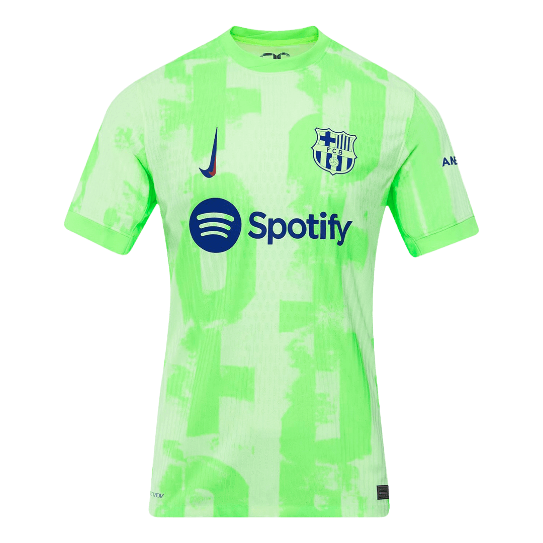 Camiseta de fútbol auténtica de LEWANDOWSKI #9 del Barcelona, tercera equipación 2024/25 UCL