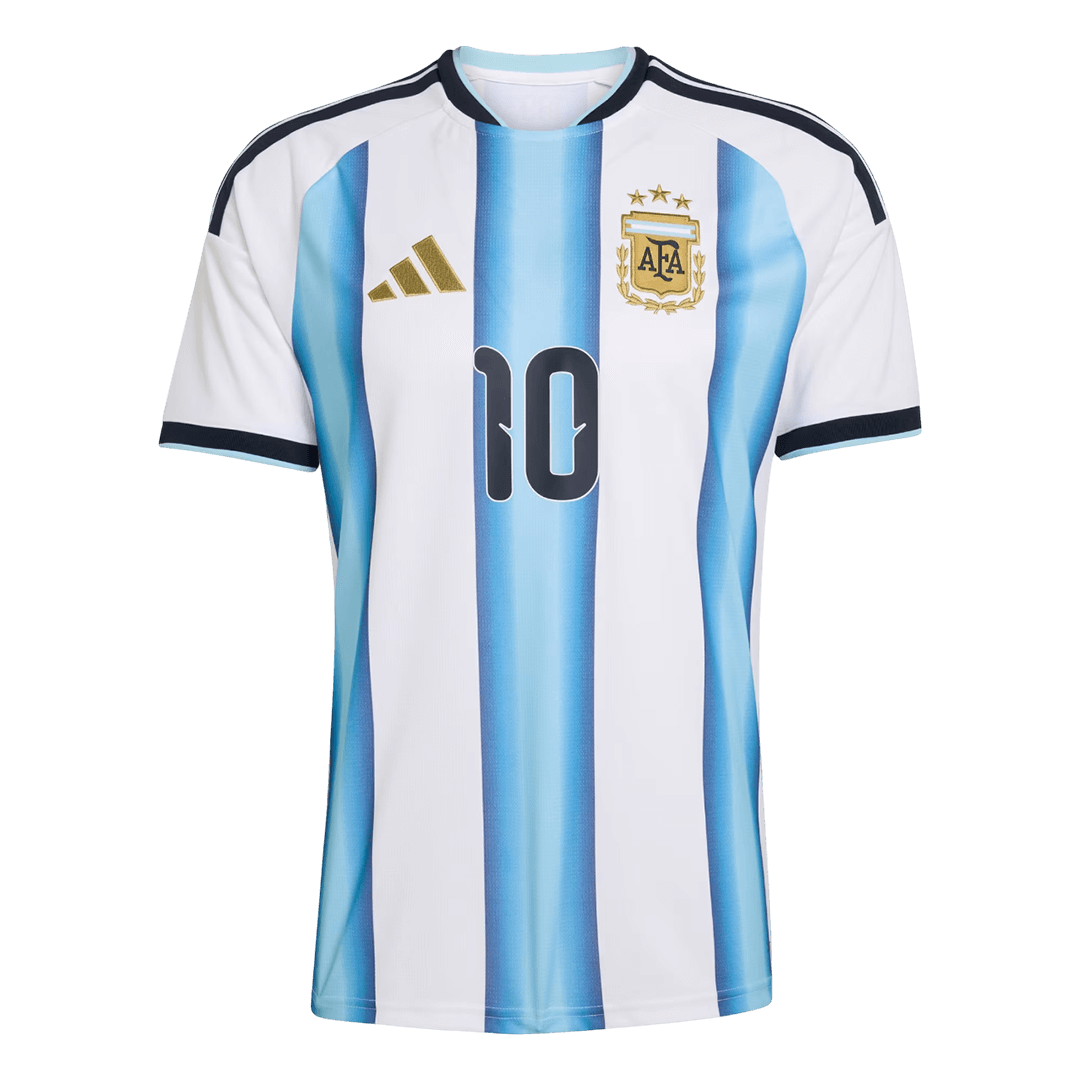 Messi 10 Argentina Doma?i Nogometni Dres SP 2026 Modro-Bel