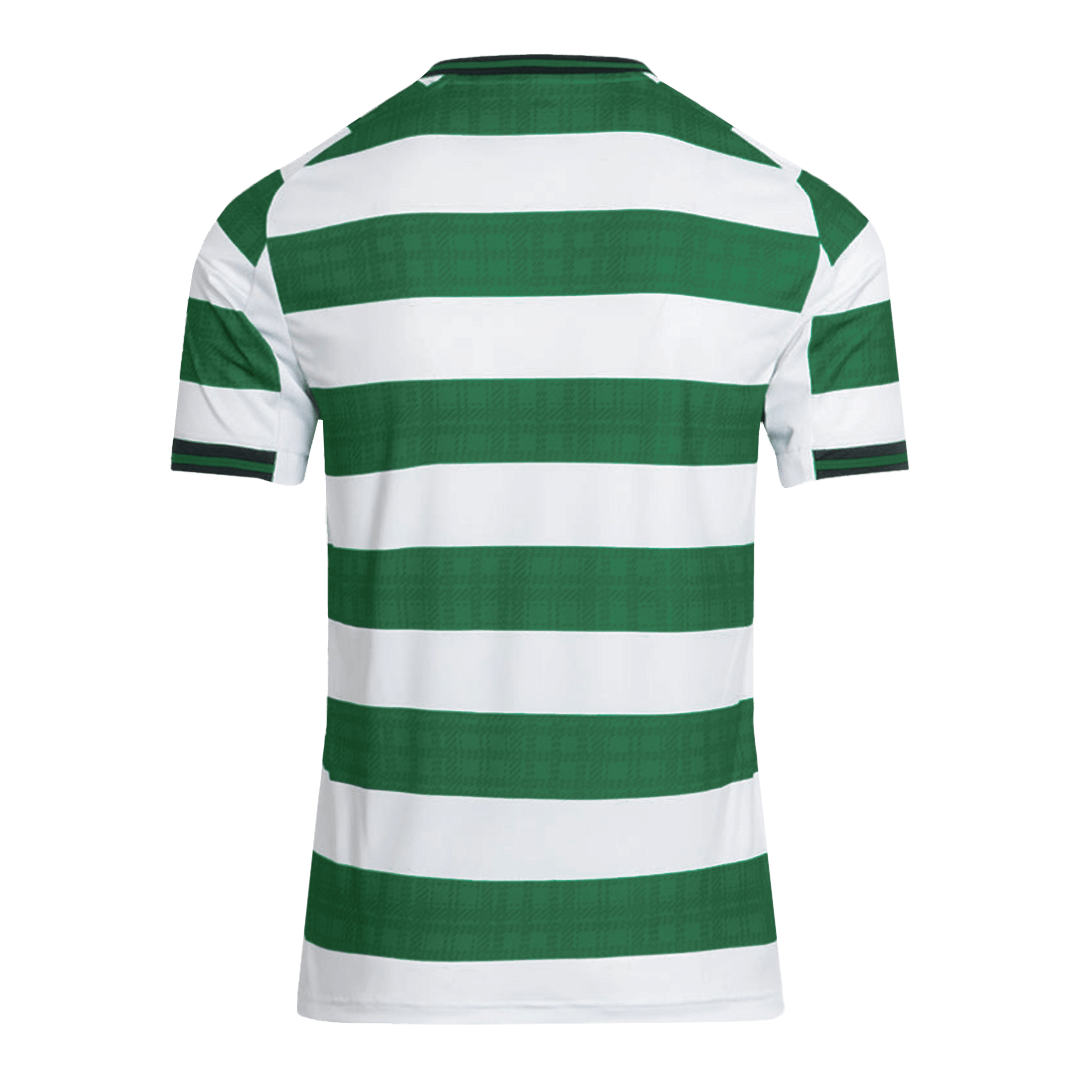 Camiseta de fútbol local del Celtic 2025/26 verde y blanca