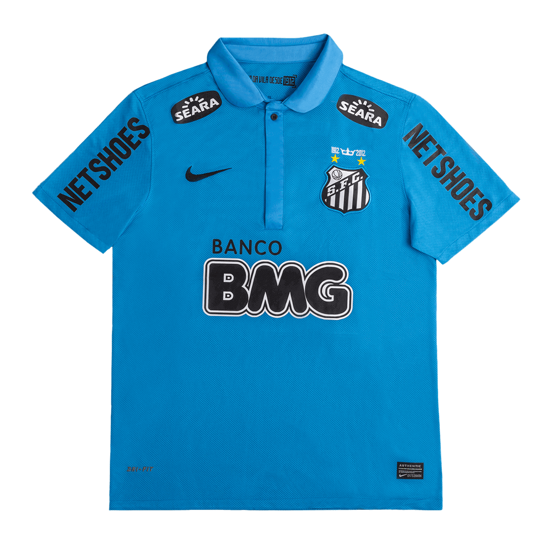 NEYMAR JR #11 Santos FC Retro Jersey Third Away Soccer Shirt 2012