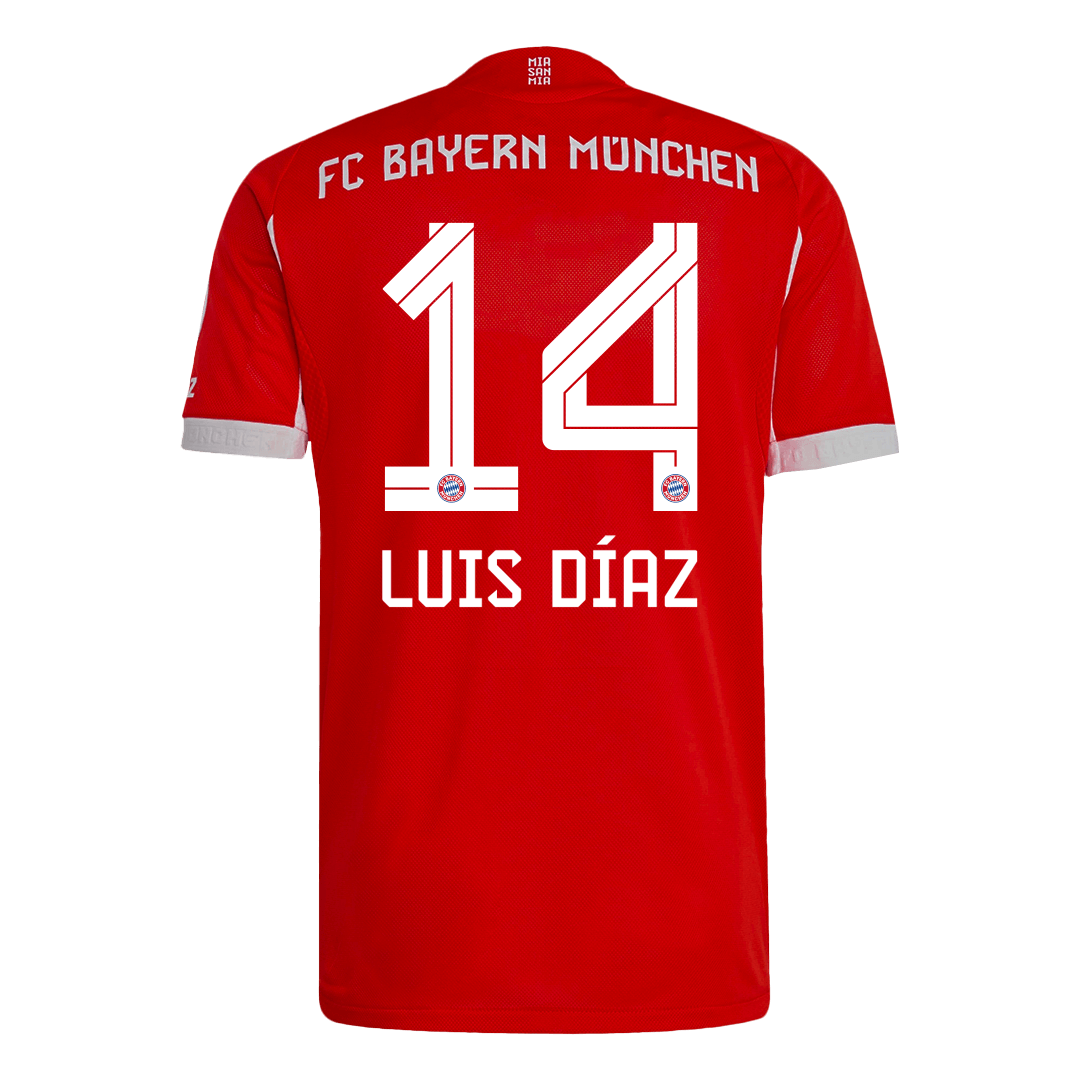 Bayern Munich Nogometni dres Doma?i 2025/26 Authentic LUIS D¨ªAZ #14