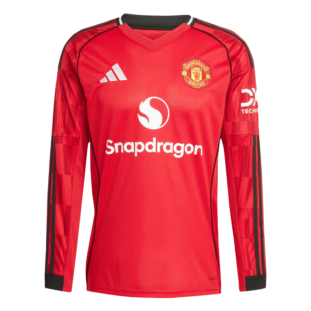Manchester United Nogometni dres Doma?i 2025/26 Dolgi rokavi