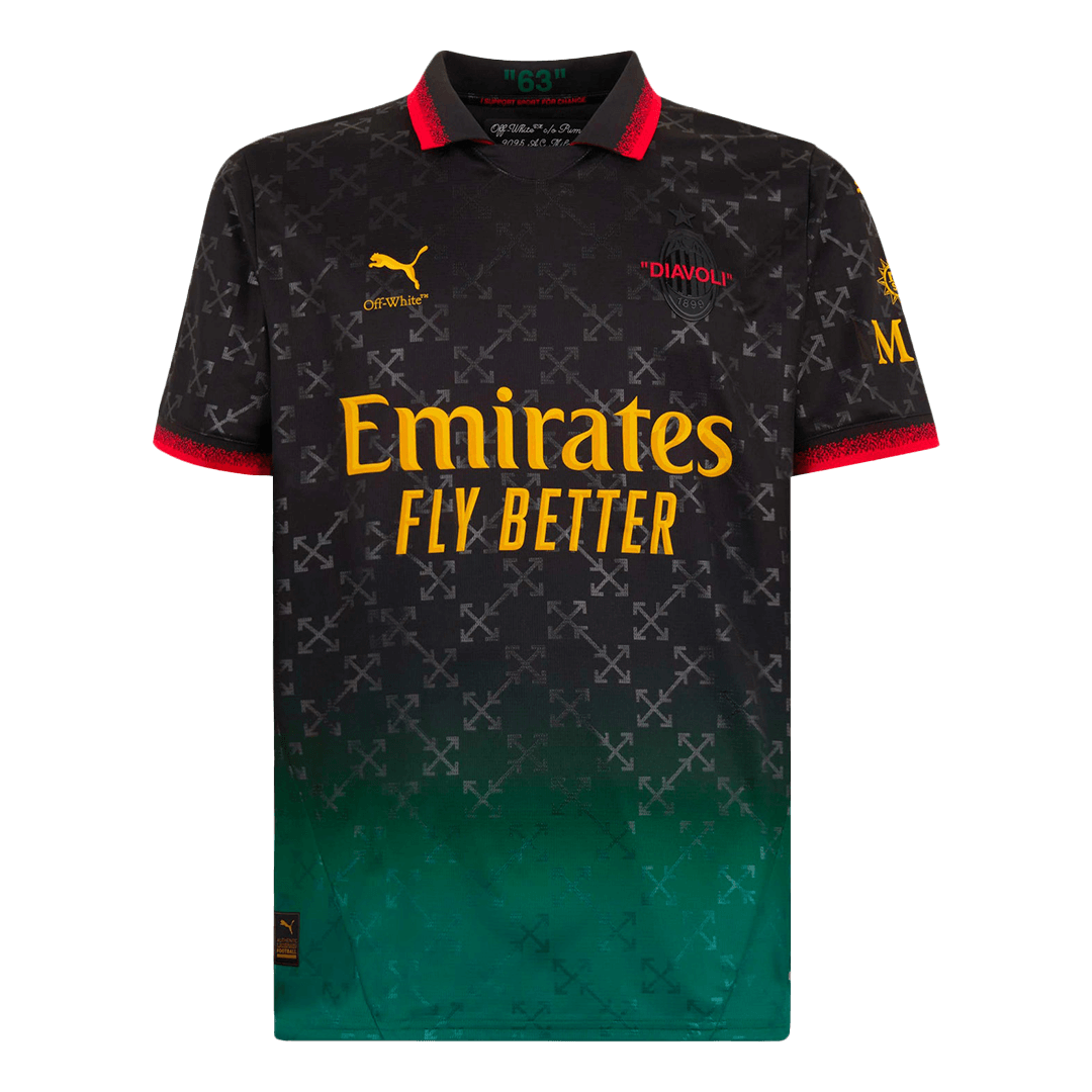 Camiseta de fútbol del AC Milan RAFA LEAO #10 Cuarta equipación 2024/25
