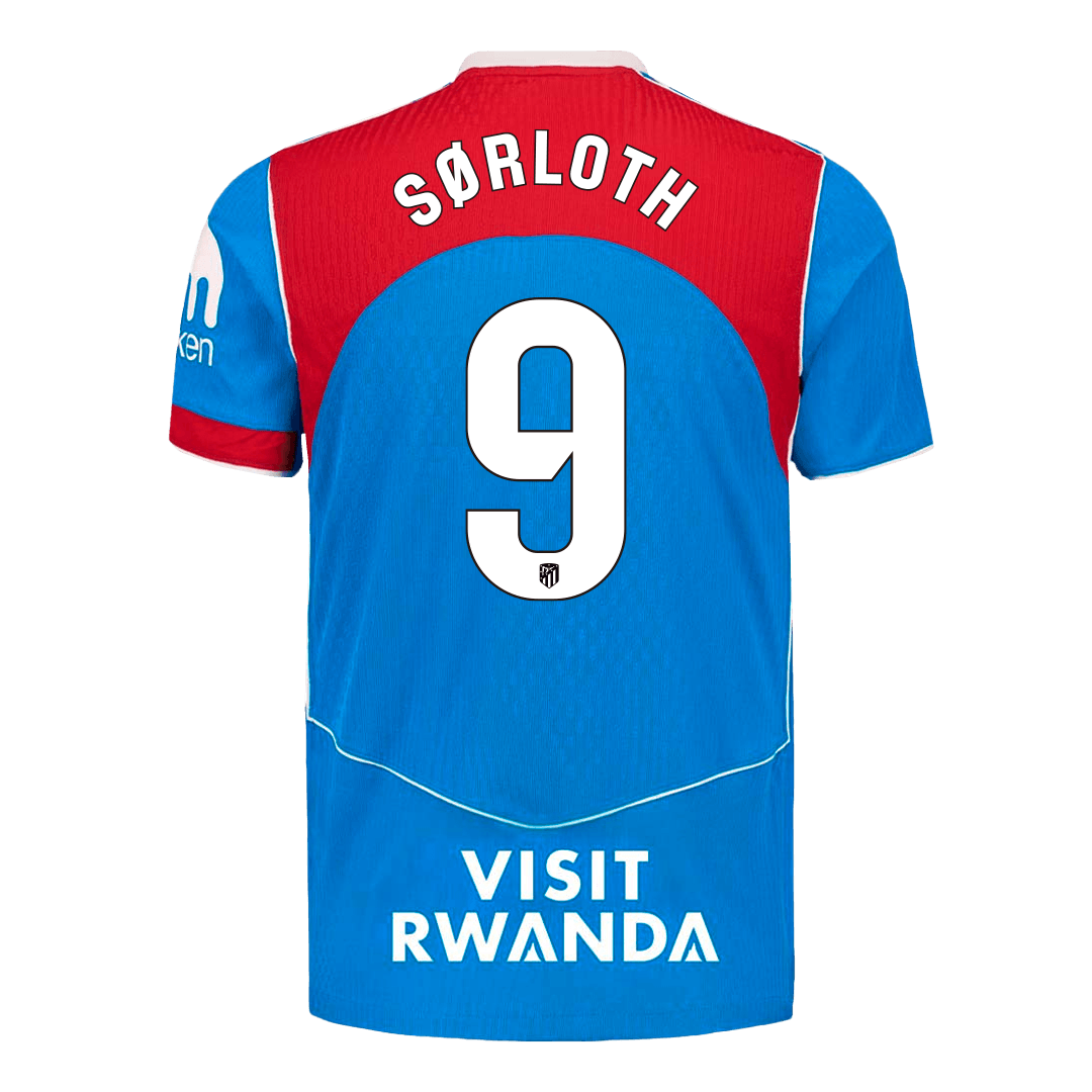 Atletico Madrid Nogometni dres Tretji 2025/26 Authentic SØRLOTH #9