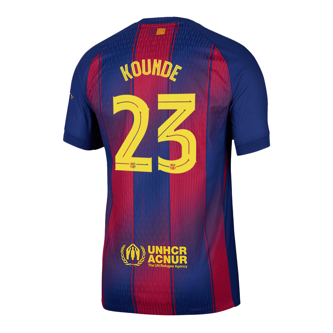 Barcelona Nogometni dres Doma?i 2025/26 Authentic KOUNDE #23