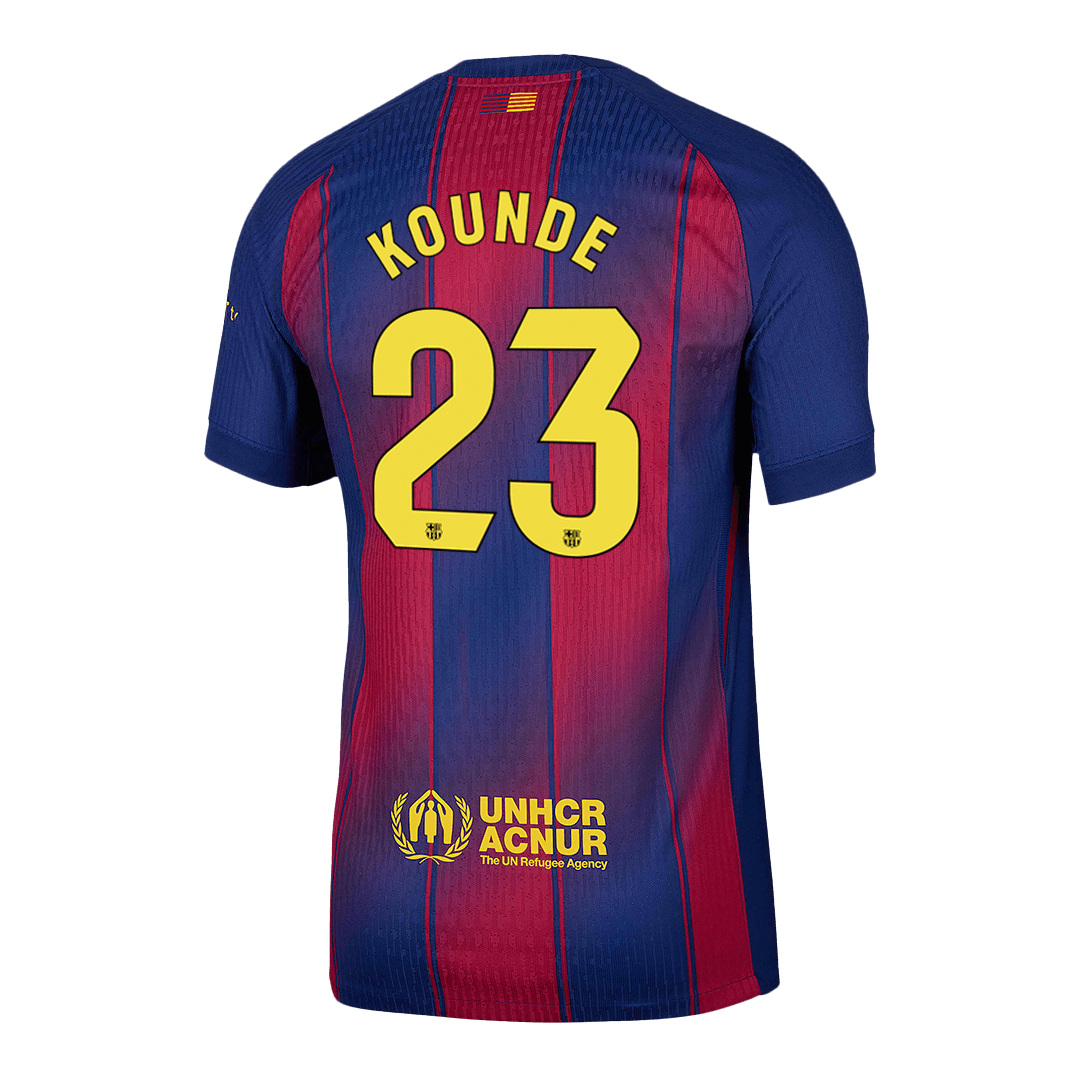 Barcelona Nogometni dres Doma?i 2025/26 Authentic KOUNDE #23
