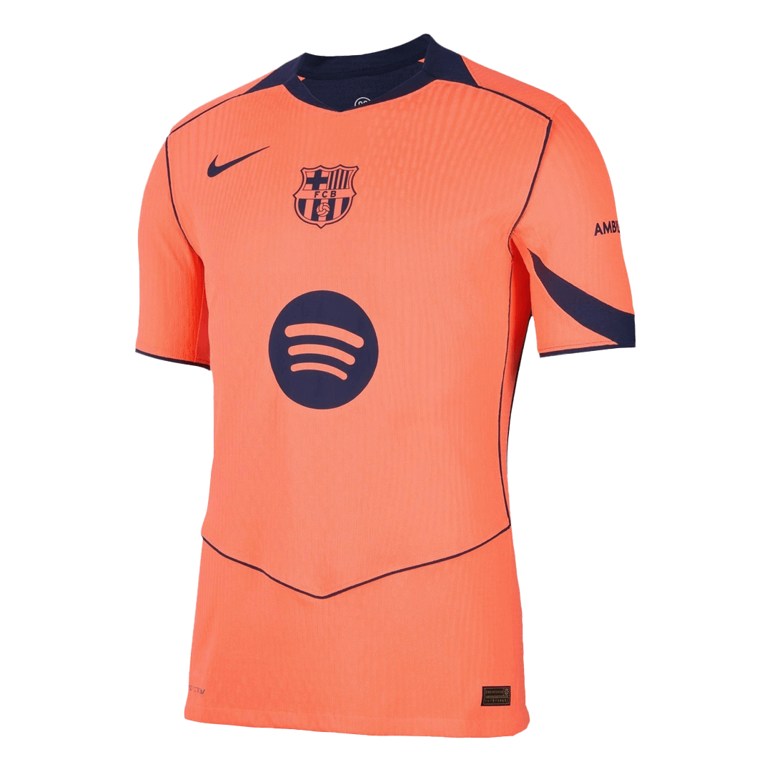 PEDRI #8 Barcelona Third Away Authentic Soccer Jersey 2025/26 - UCL