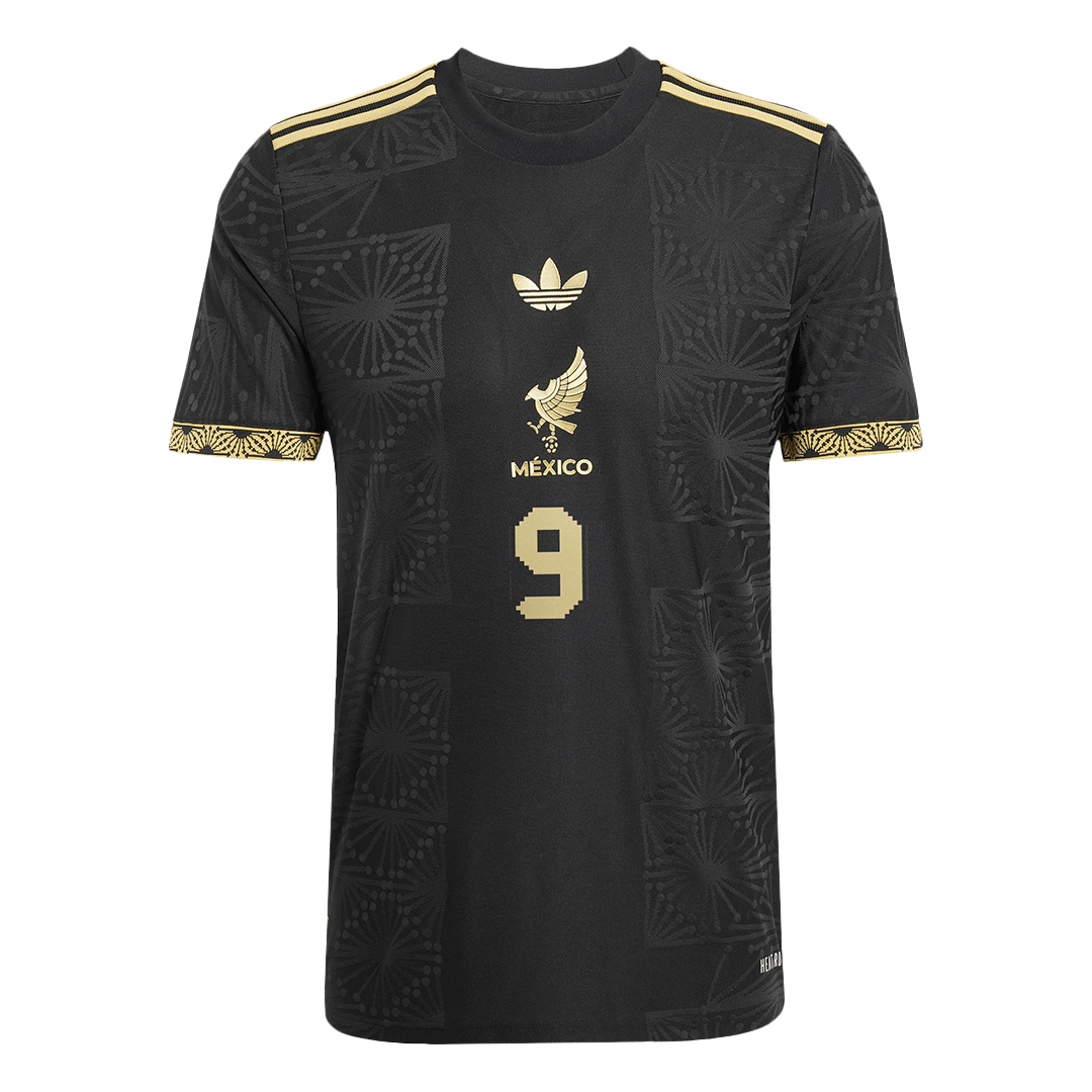 Camiseta de fútbol auténtica RAÚL #9 México Tercera Equipación Copa Oro 2025