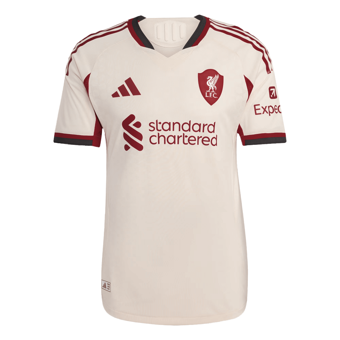 Camiseta de fútbol SZOBOSZLAI #8 del Liverpool de visitante auténtica 2025/26
