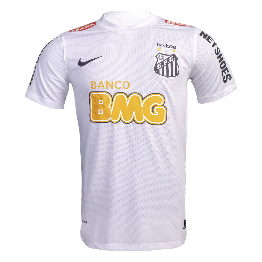NEYMAR JR #11 Santos FC Retro Camiseta de Fútbol Local 2012