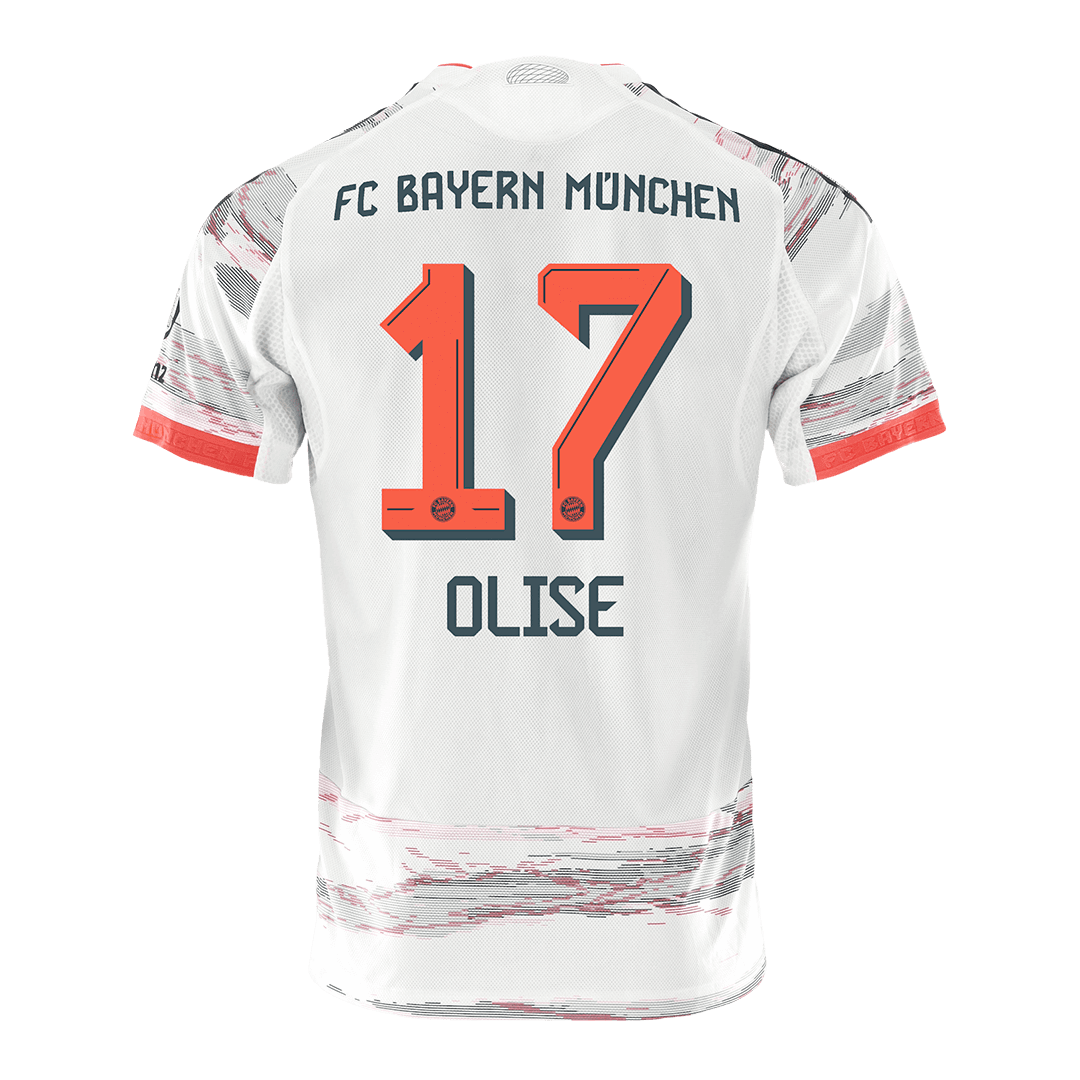 Bayern Munich Nogometni dres Gostujo?i 2025/26 Authentic OLISE #17