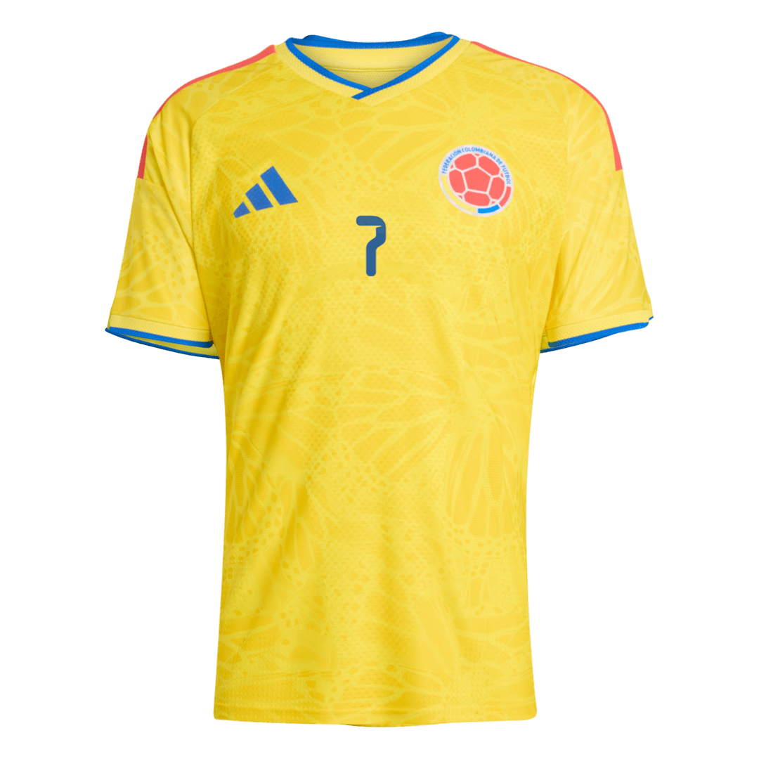 LUIS DÍAZ #7 Colombia Camiseta Versión Jugador Local Mundial 2026