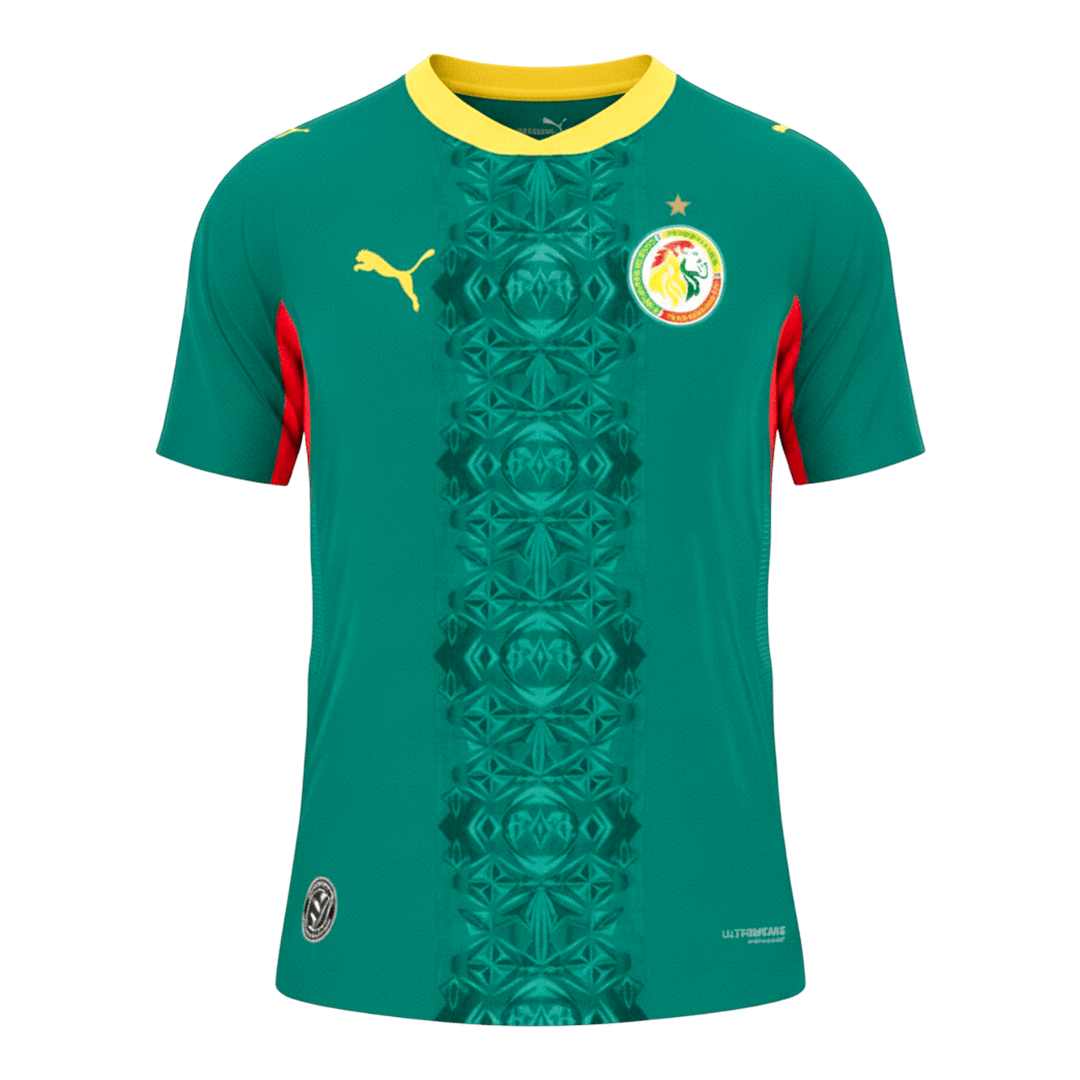 Camiseta de fútbol de visitante de Senegal para el Mundial 2026