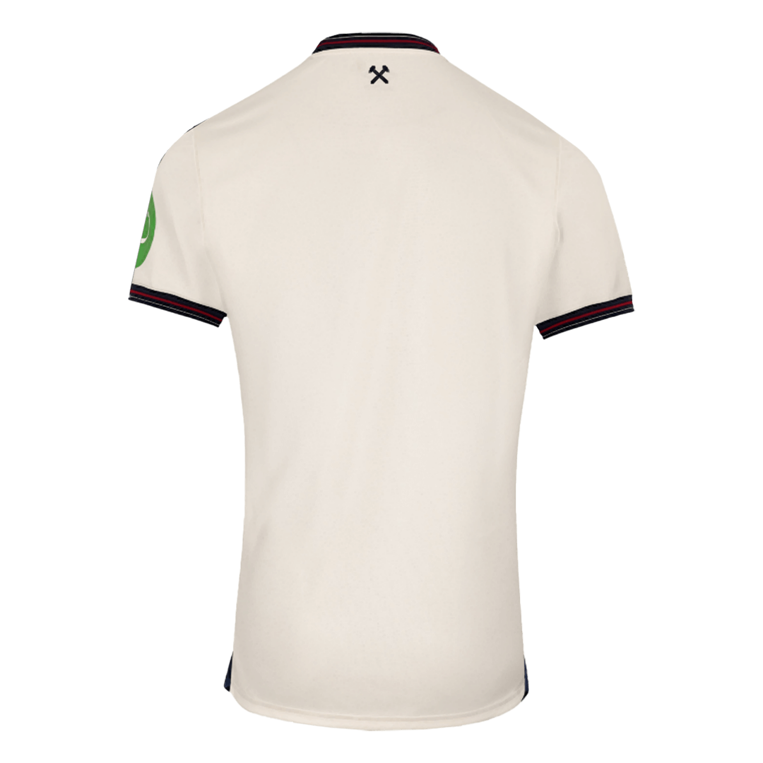 Camiseta de fútbol de visitante del West Ham United 2025/26