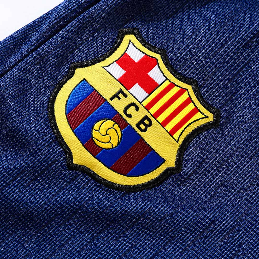 Chándal Barcelona con cremallera de 1/4 2025/26 azul marino