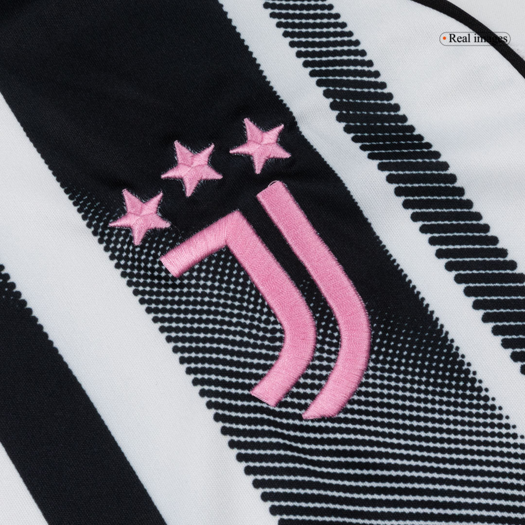 Juventus Long Sleeve Jersey Home Football Shirt 2025/26