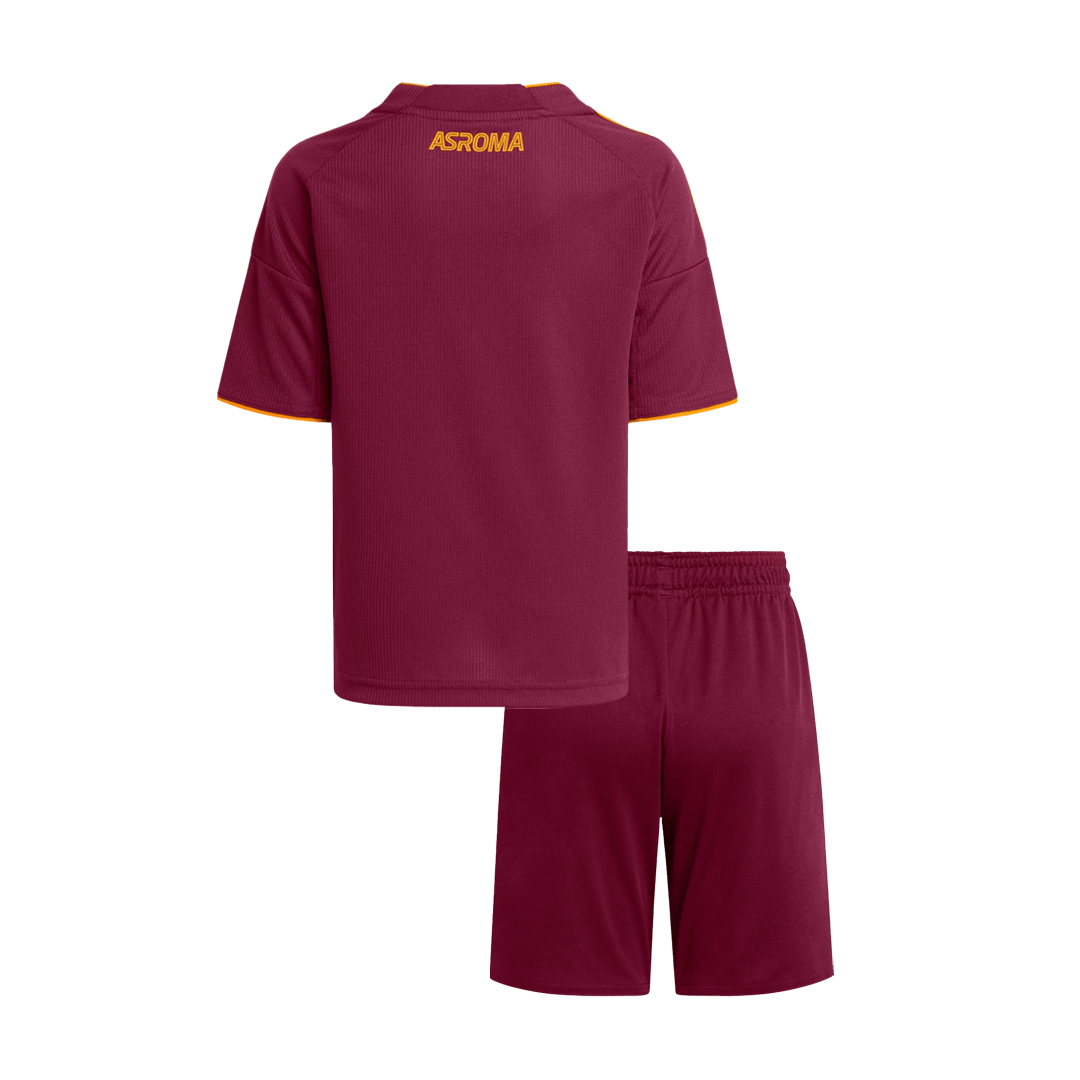 Equipación de fútbol infantil de local de la Roma 2025/26