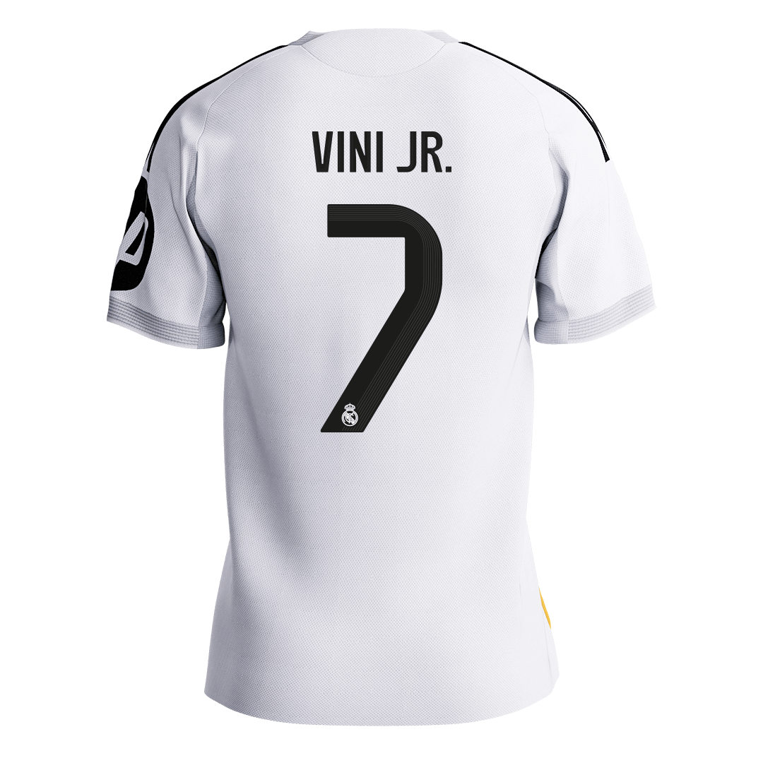 Camiseta de fútbol local auténtica del Real Madrid VINI JR. #7 2025/26