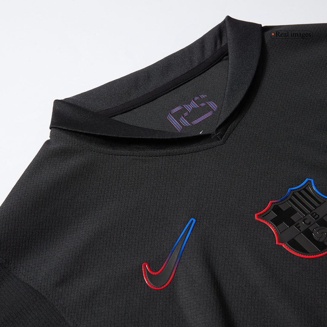 Regalo - Camiseta de Fútbol de Visitante del Barcelona 2024/25 - Logotipo de Spotify Sin Texto