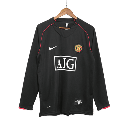 Camiseta de fútbol retro del Manchester United RONALDO #7 Segunda equipación 2007/08