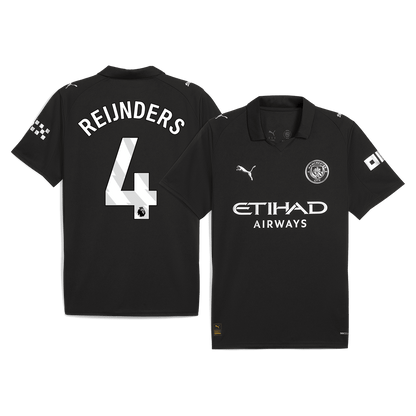 REIJNDERS #4 Camiseta de fútbol visitante del Manchester City 2025/26