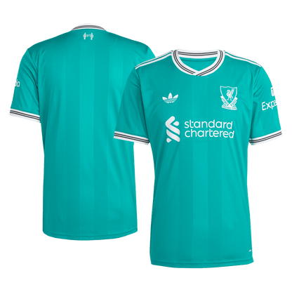 Equipación de visitante del Liverpool 2025/26