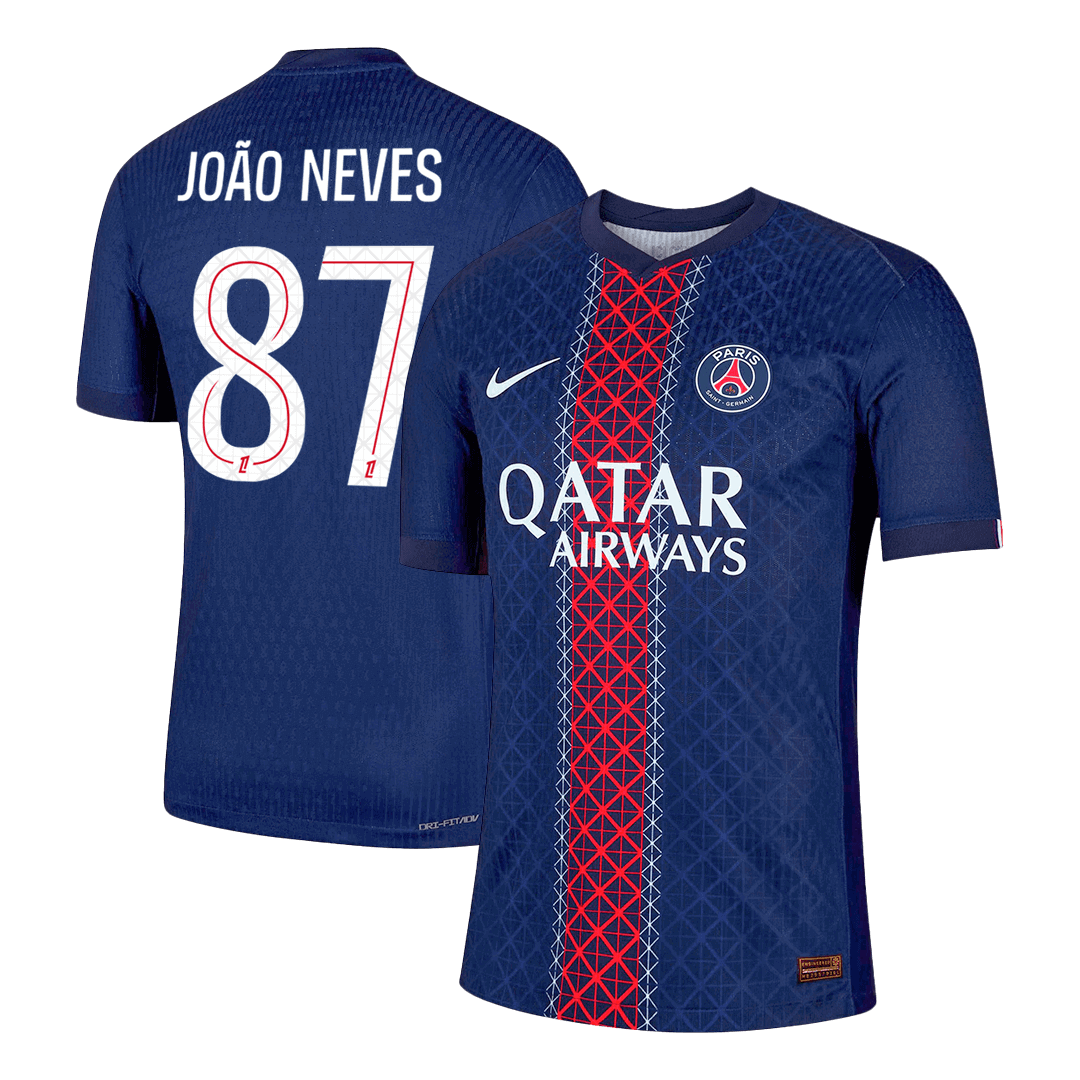 PSG Nogometni dres Doma?i 2025/26 Authentic JO?O NEVES #87