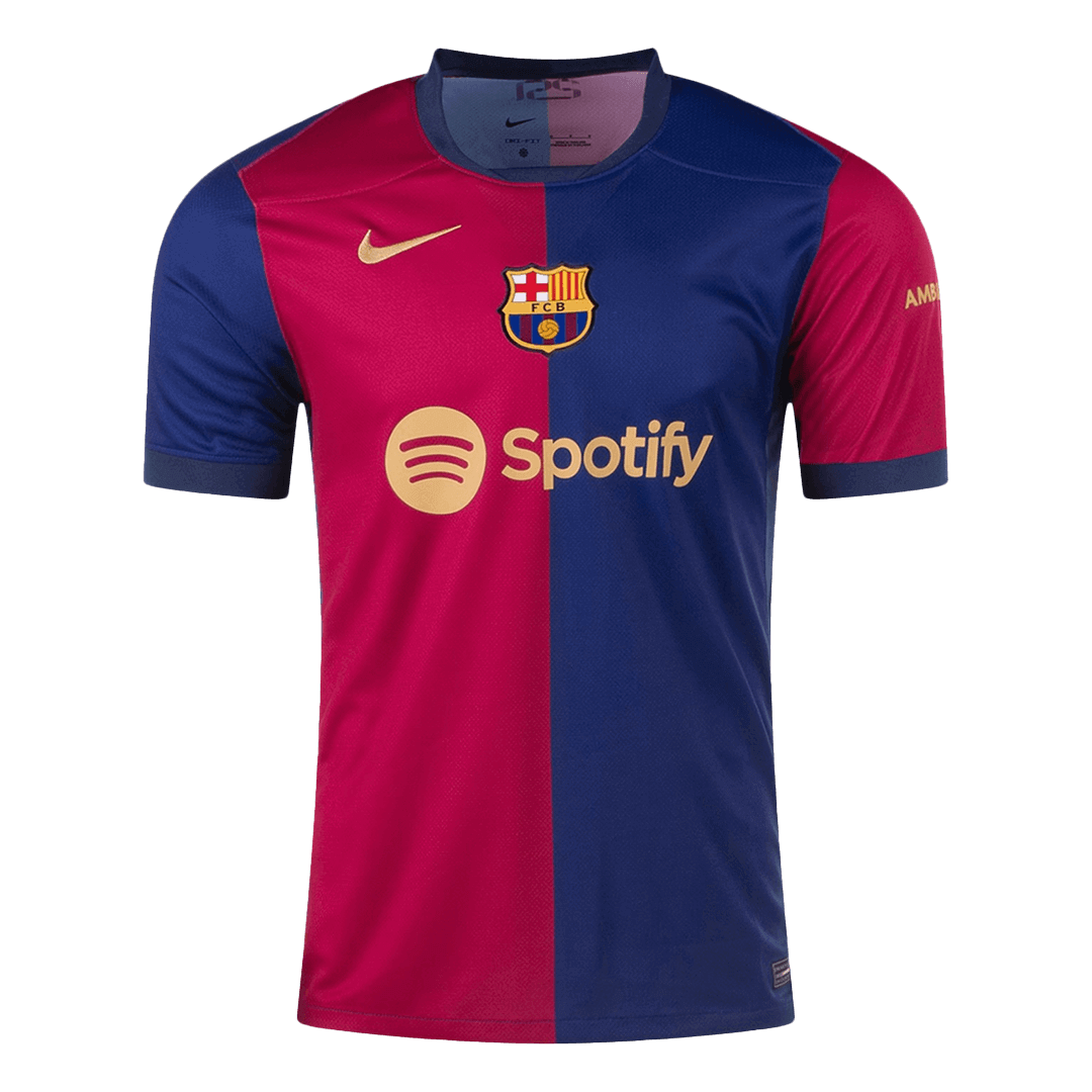 Gift-Barcelona Home Soccer Jersey 2024/25