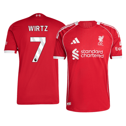 WIRTZ #7 Liverpool Domači Avtentični Nogometni Dres 2025/26