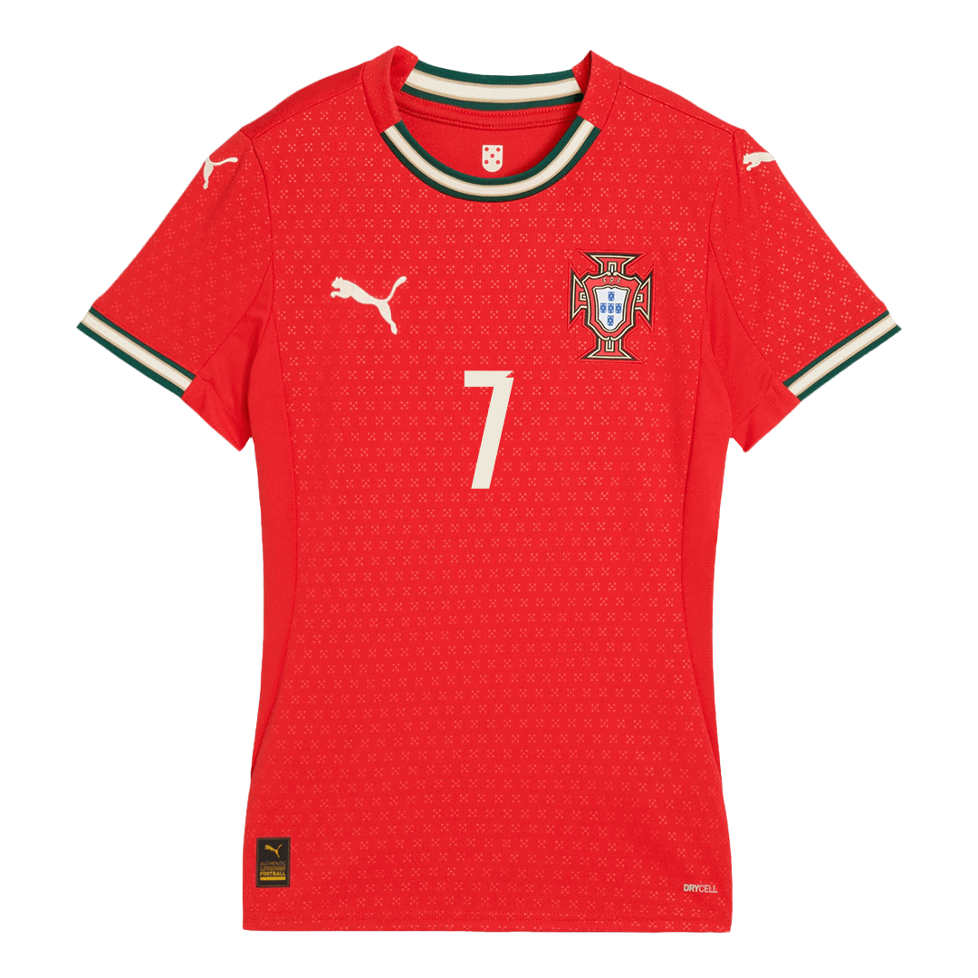 Women's Portugal RONALDO #7 Home Soccer Jersey 2025