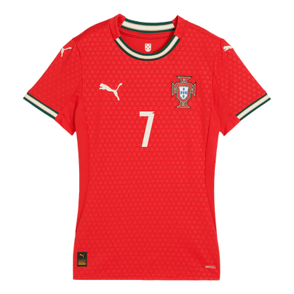 Women's Portugal RONALDO #7 Home Soccer Jersey 2025