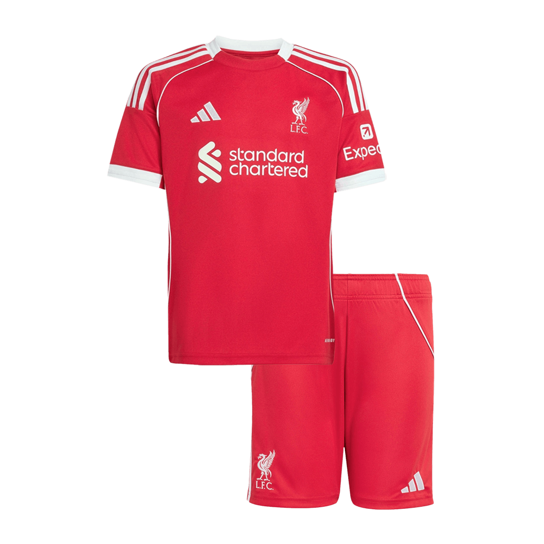 Kit de Fútbol para Niños Local del Liverpool 2025/26