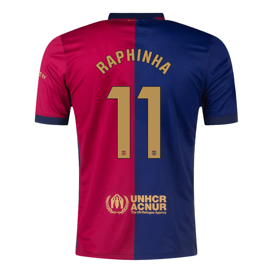 [Super kakovost] Barcelona RAPHINHA #11 Home mo?ki nogometni dres 2024/25