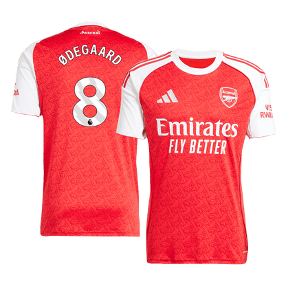 Arsenal ØDEGAARD #8 Home Soccer Jersey 2025/26
