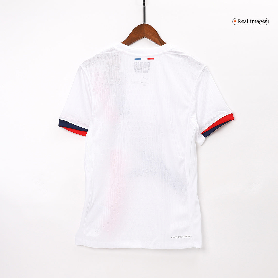 Camiseta de fútbol auténtica del PSG de KVARATSKHELIA #7, camiseta visitante del PSG 2024/25