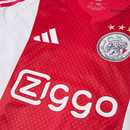 Domači nogometni dres Ajax 2025/26 rdeče-bel