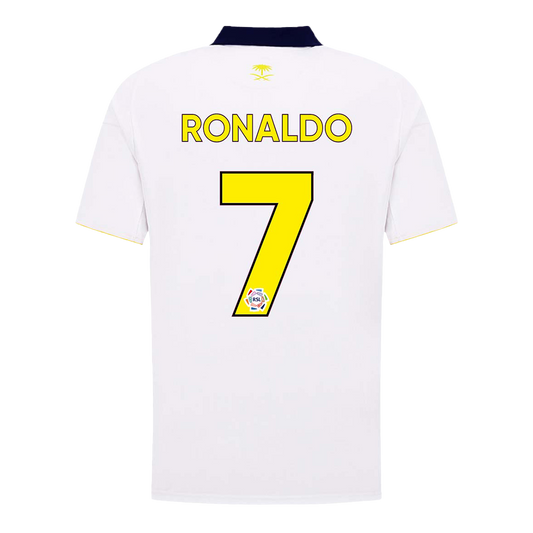 RONALDO #7 Al Nassr Fora Terceira 2025/26 Branco