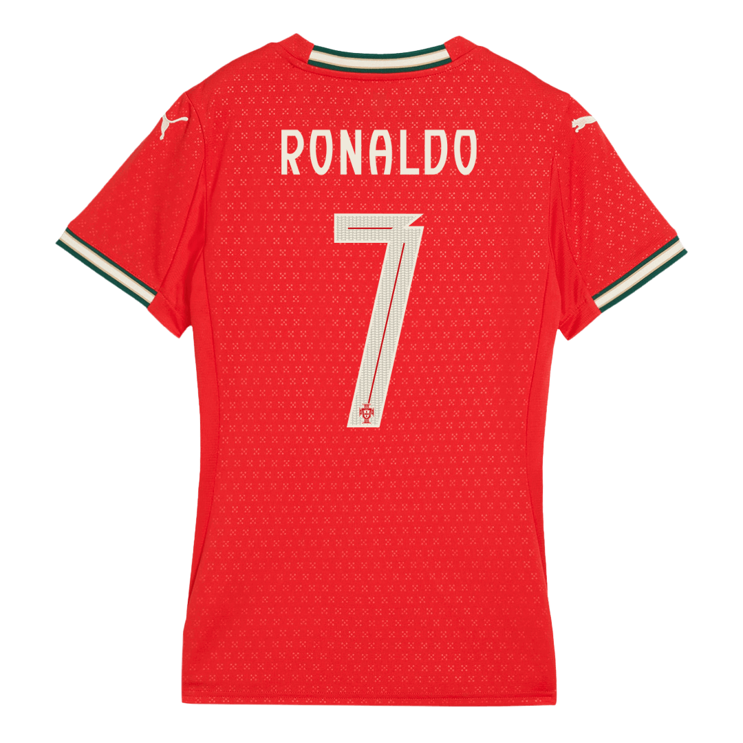 Women's Portugal RONALDO #7 Home Soccer Jersey 2025