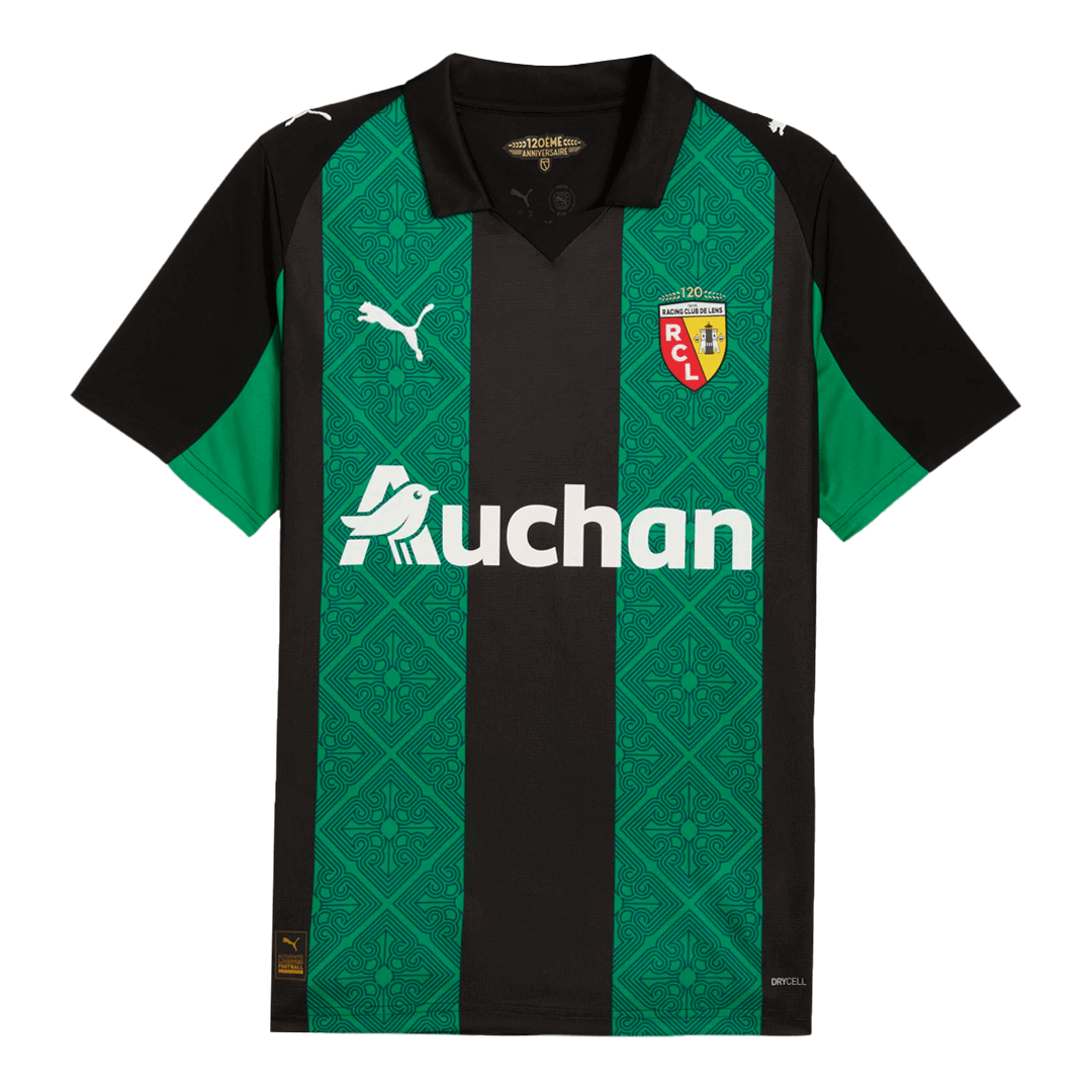 THAUVIN#10 RC Lens Camiseta de Fútbol Visitante 25/26 Verde y Negro