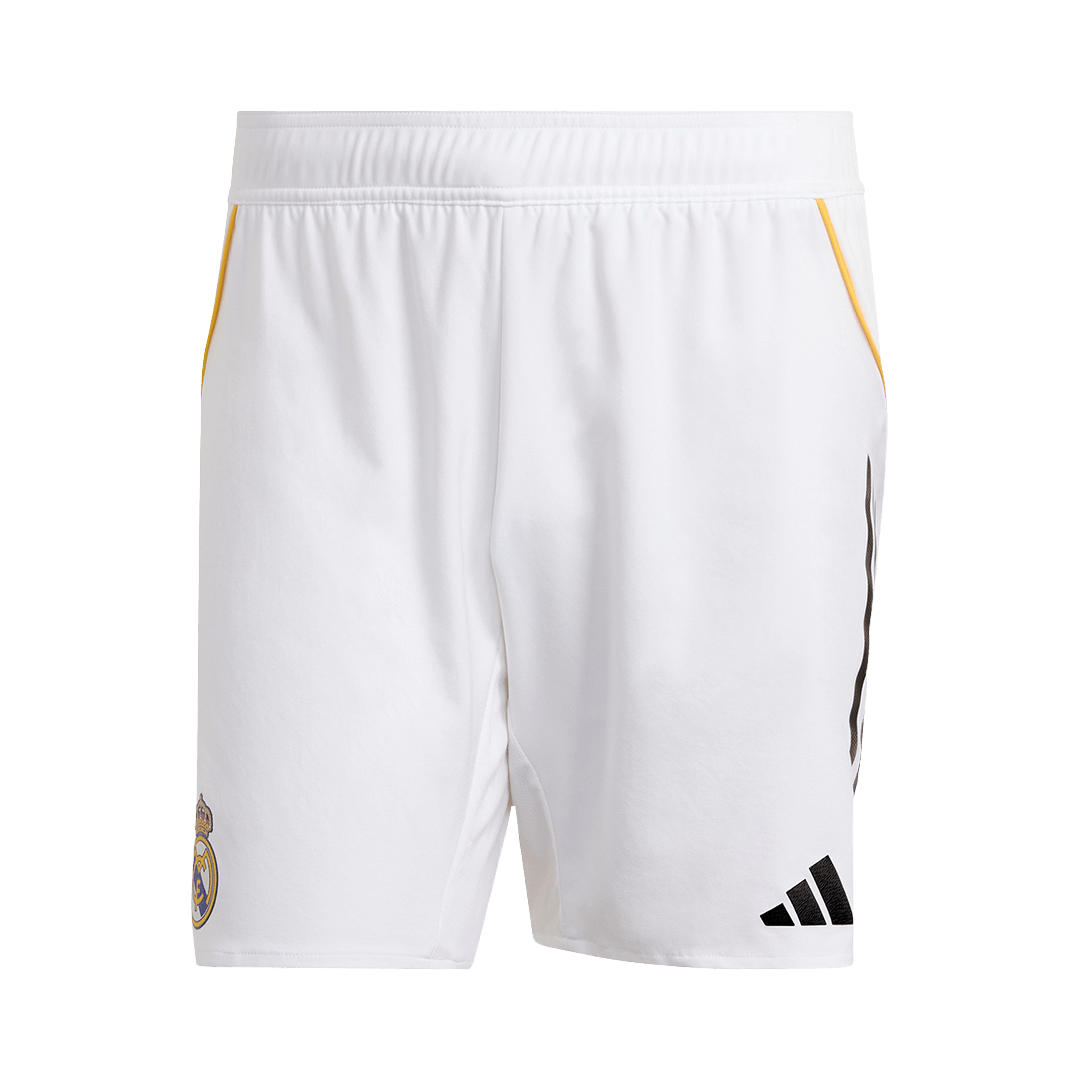 Real Madrid Home Authentic Soccer Shorts White 2025/26