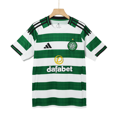 Camiseta de fútbol local del Celtic 2025/26 verde y blanca