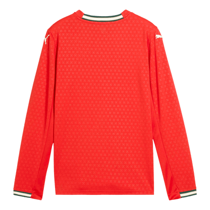 Portugal Long Sleeve Home Soccer Jersey 2025
