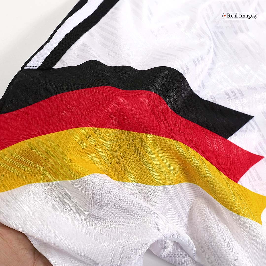 1990 West Germany Retro Home Soccer Jersey Shirt