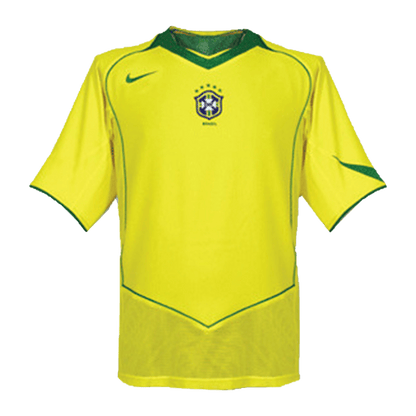 2004 Brazilski Doma?i Rumeni Retro Dres