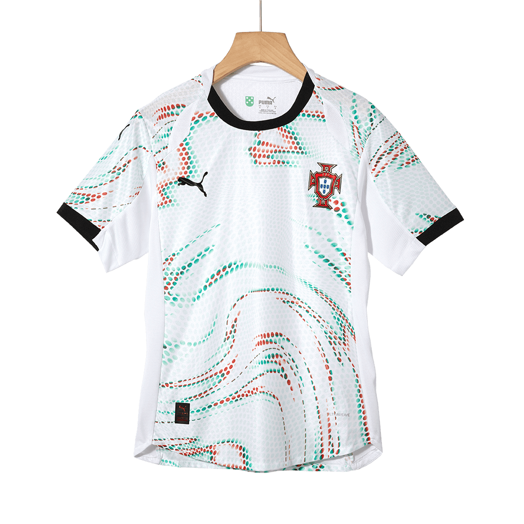 Portugal RONALDO #7 Away Soccer Jersey Authentic 2025