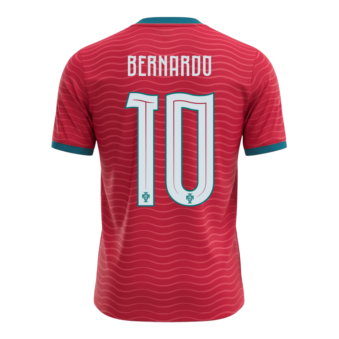 BERNARDO#10 Portugalski domači nogometni dres Svetovno prvenstvo 2026 rdeč