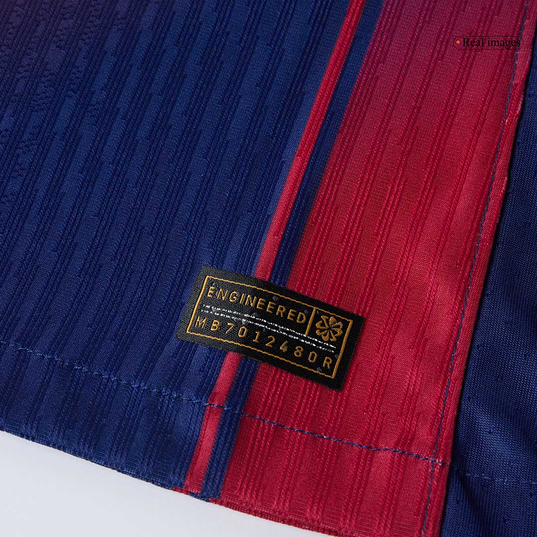 RAPHINHA #11 Barcelona Home Authentic Soccer Jersey 2025/26