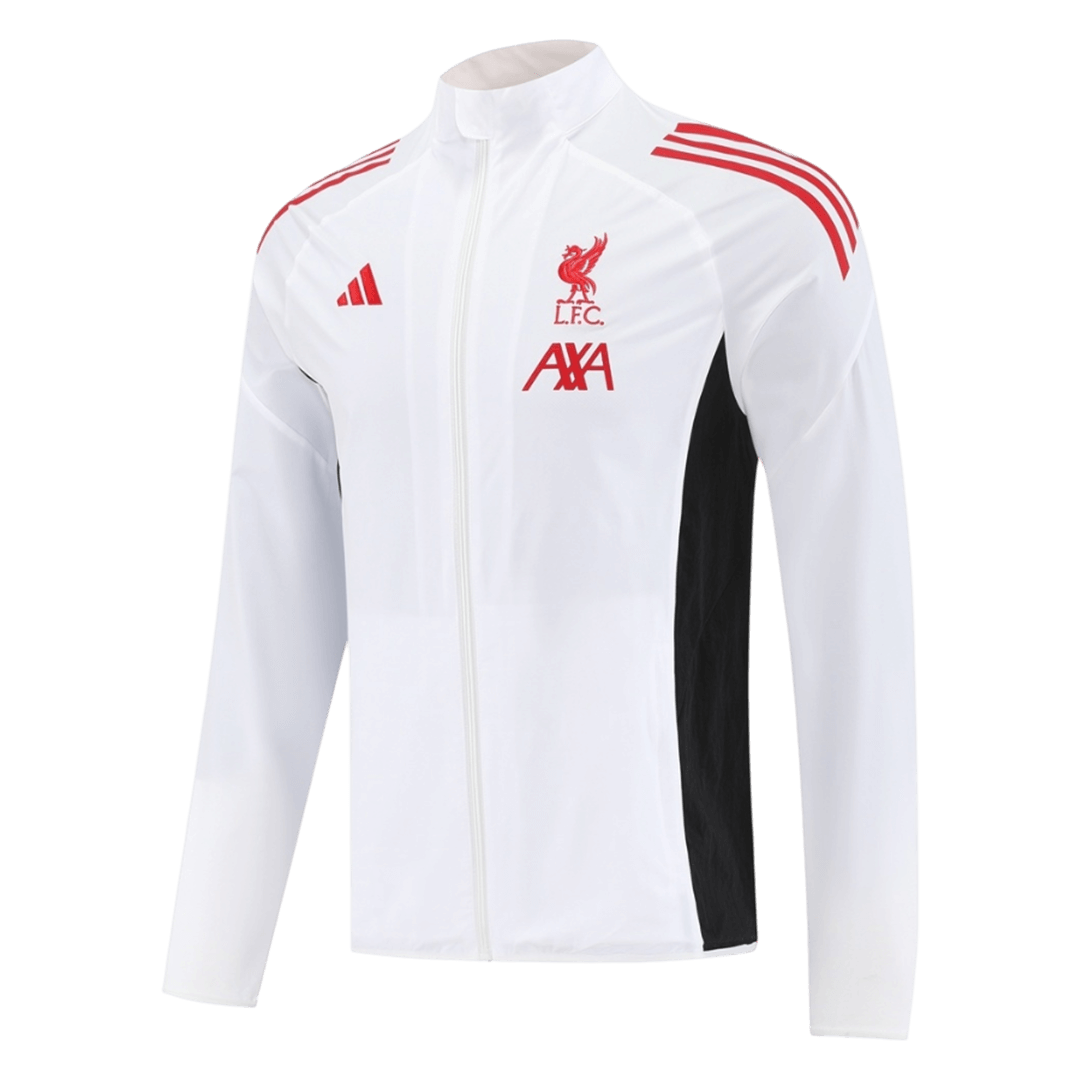 Chaqueta Cortavientos Liverpool 2025/26 - Blanca