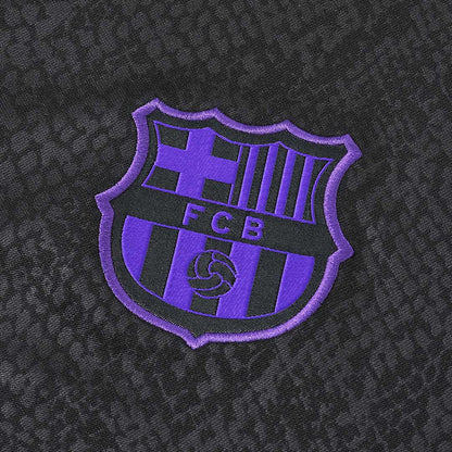 Barcelona 1/4 Zip Tracksuit 2025/26 Black
