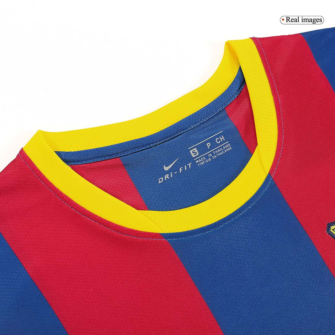 Retro Jersey A.INIESTA #8 Barcelona Retro Jersey Home Soccer Shirt 2010/11